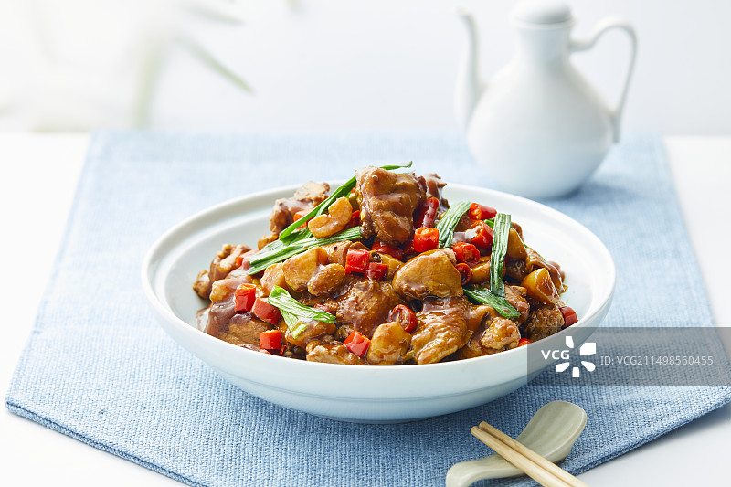 传统美食川菜 醋溜鸡图片素材