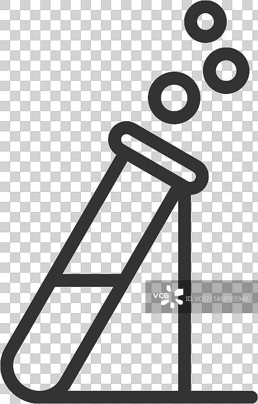 化学支架线条图标图片素材