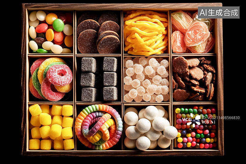 【AI数字艺术】配图：零食图片素材