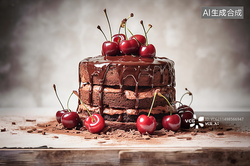 【AI数字艺术】配图：甜品图片素材