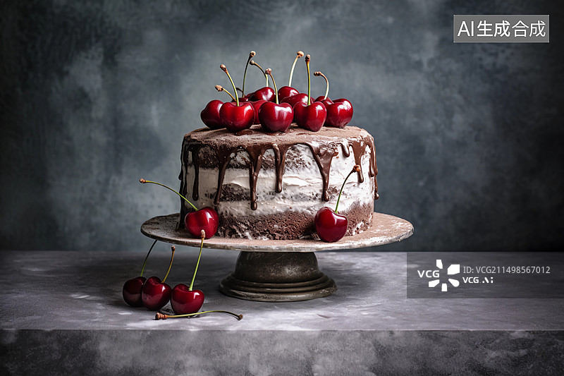 【AI数字艺术】配图：甜品图片素材