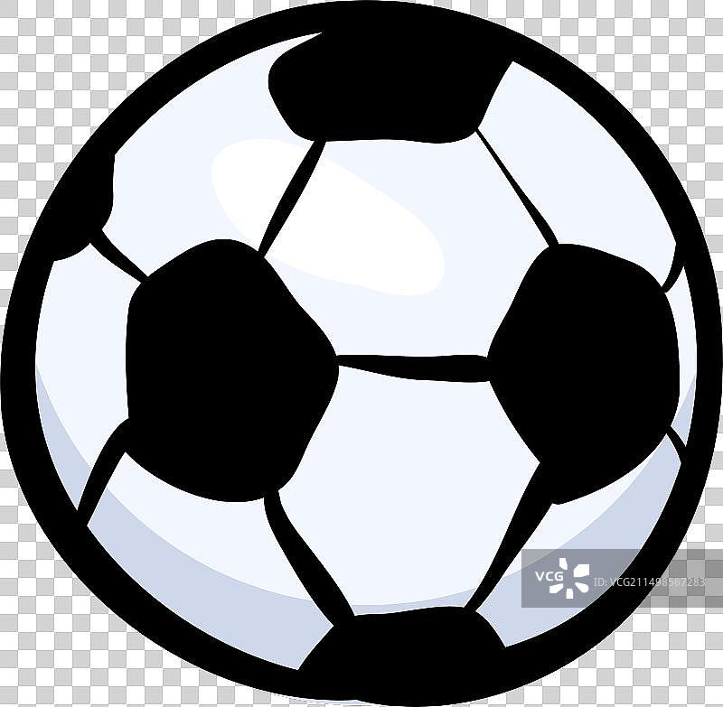 手绘足球涂鸦图标图片素材