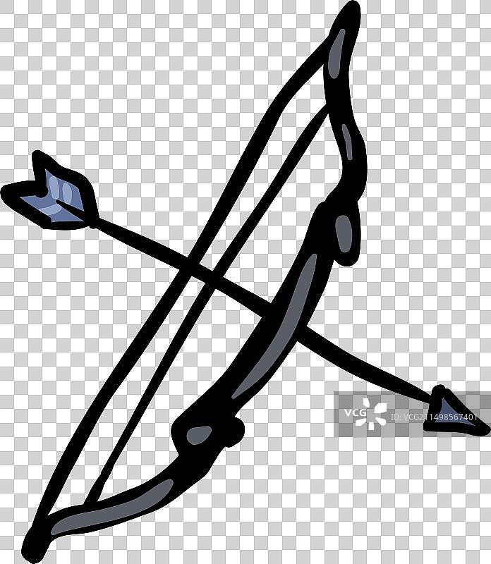 手绘涂鸦蝴蝶结图标图片素材