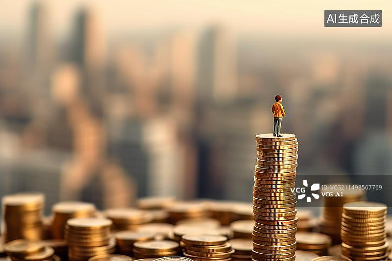 【AI数字艺术】配图：货币政策图片素材