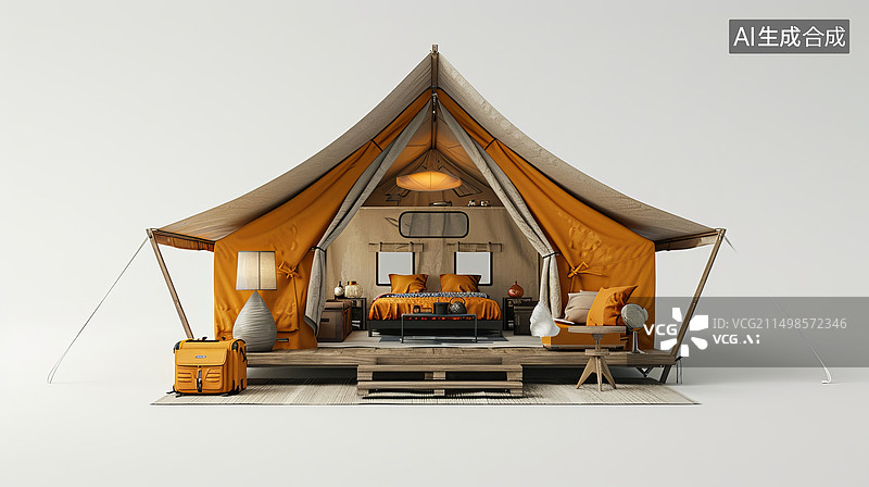 【AI数字艺术】房车露营野营素材图片图片素材