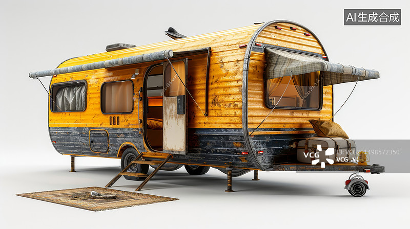 【AI数字艺术】房车露营野营素材图片图片素材