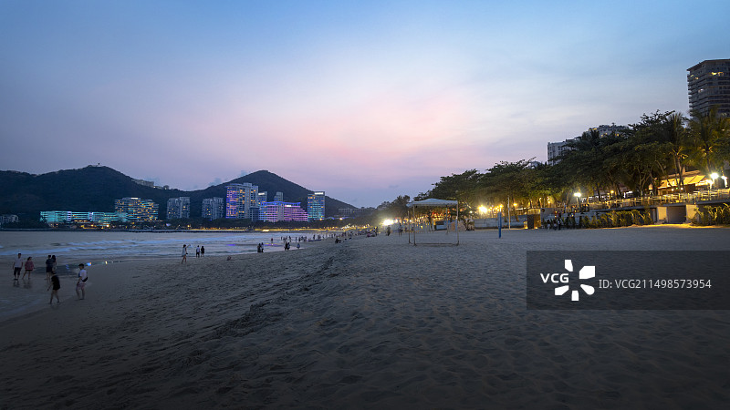 三亚大东海海滩图片素材