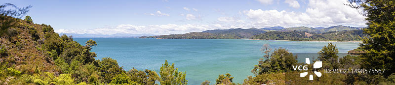 新西兰凯特里特里亚伯塔斯曼海岸步道吉尔伯特角图片素材