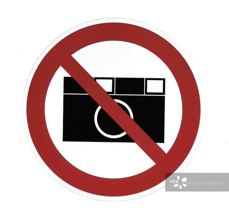 标志、禁止拍照图片素材