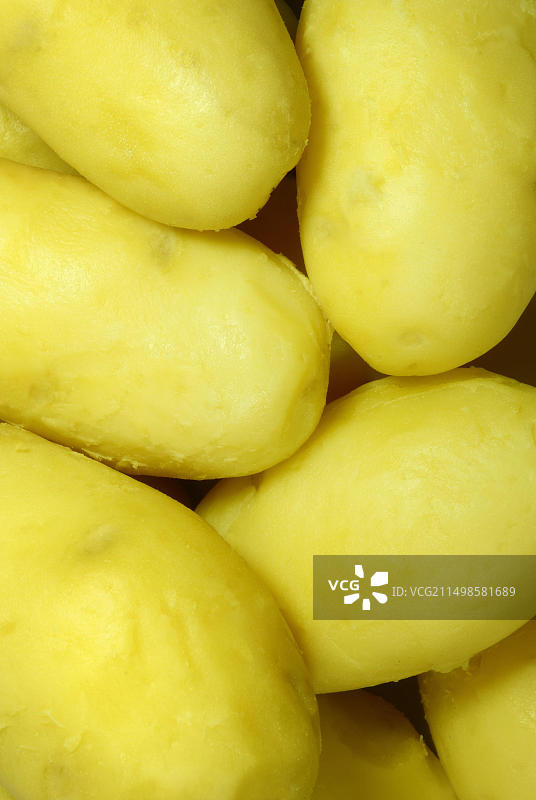 煮熟去皮的土豆图片素材