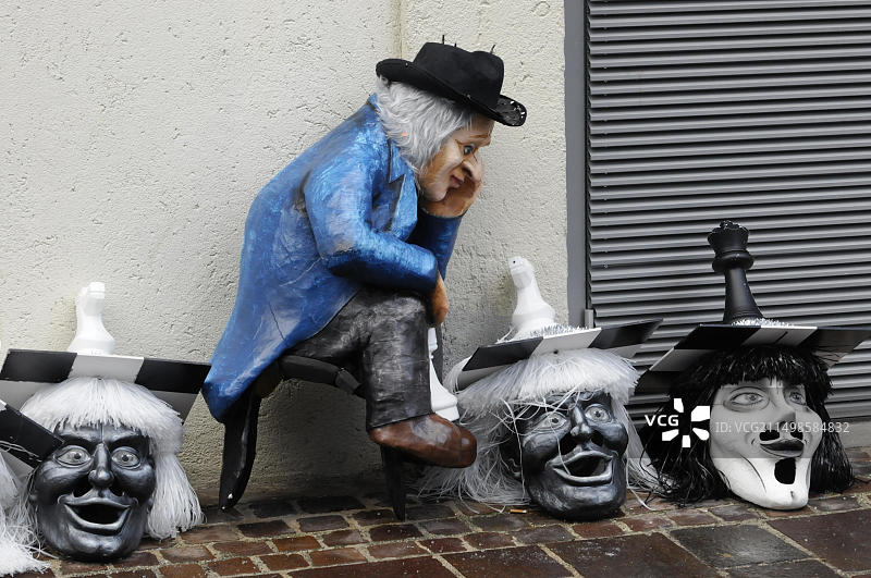 第26届国际Guggenmusiktreffen音乐节休息，2009年2月14日至15日，德国巴登-符腾堡州施韦比施格明德图片素材