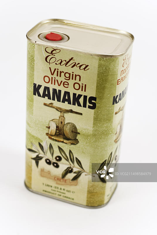 罐装克里特岛橄榄油图片素材