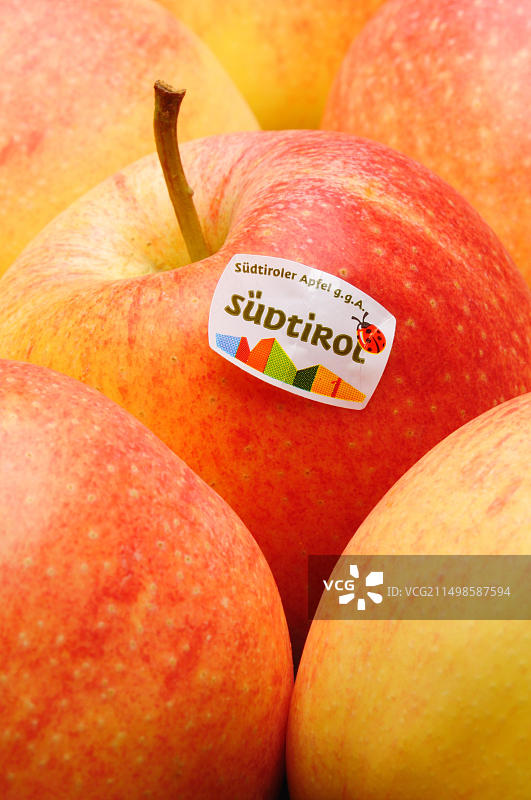 苹果贴纸，南蒂罗尔图片素材