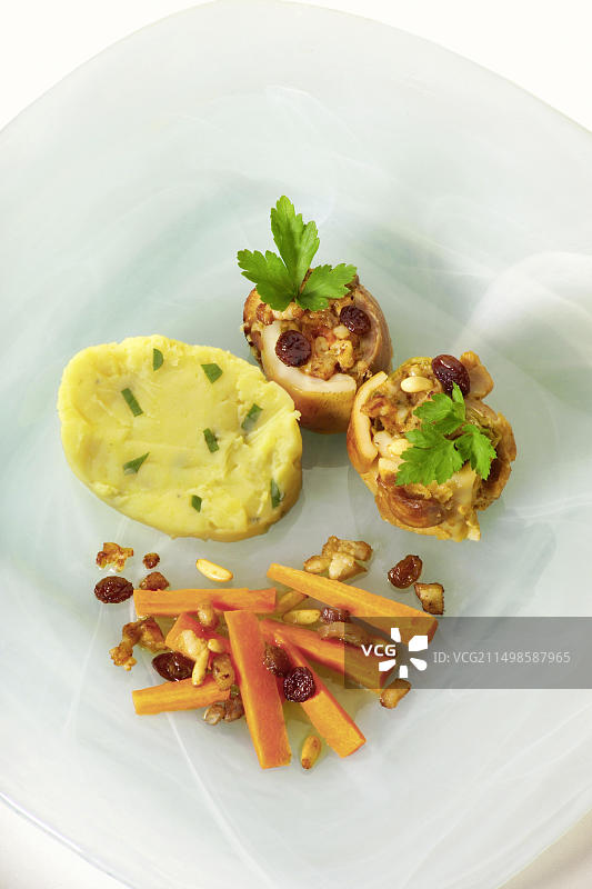 地中海风味烤乳猪图片素材