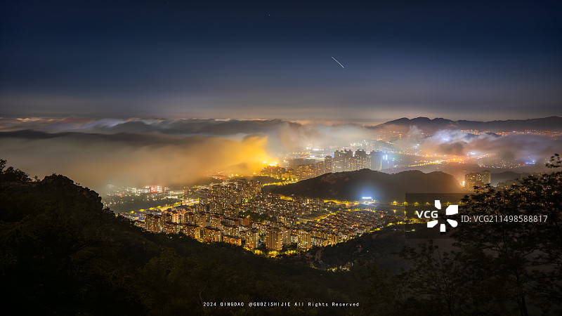 青岛平流雾图片素材