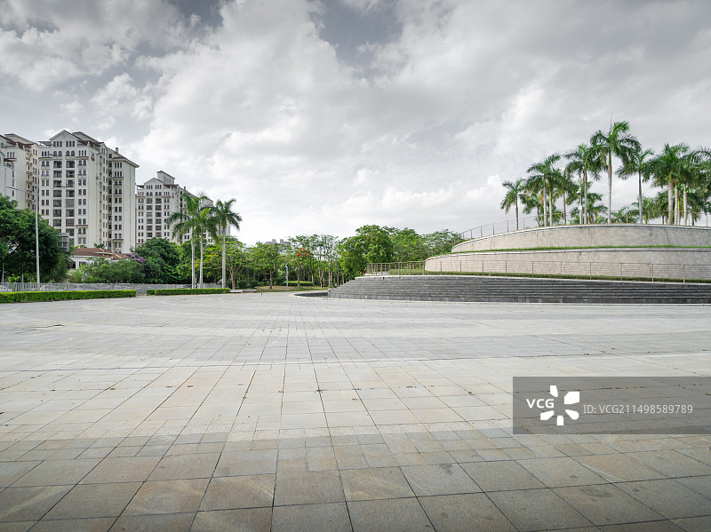 海南生态智慧新城(海南生态软件园二期)腾讯生态村汽车展示广场图片素材