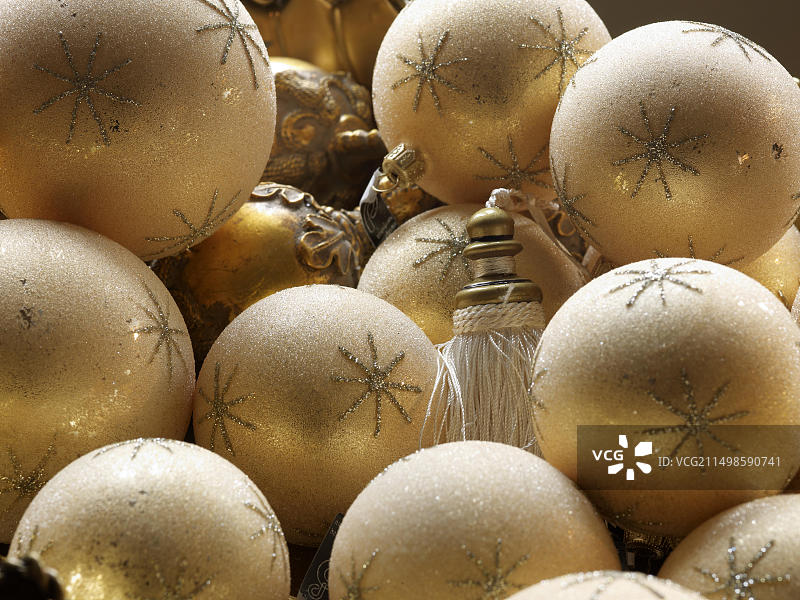 圣诞装饰球图片素材