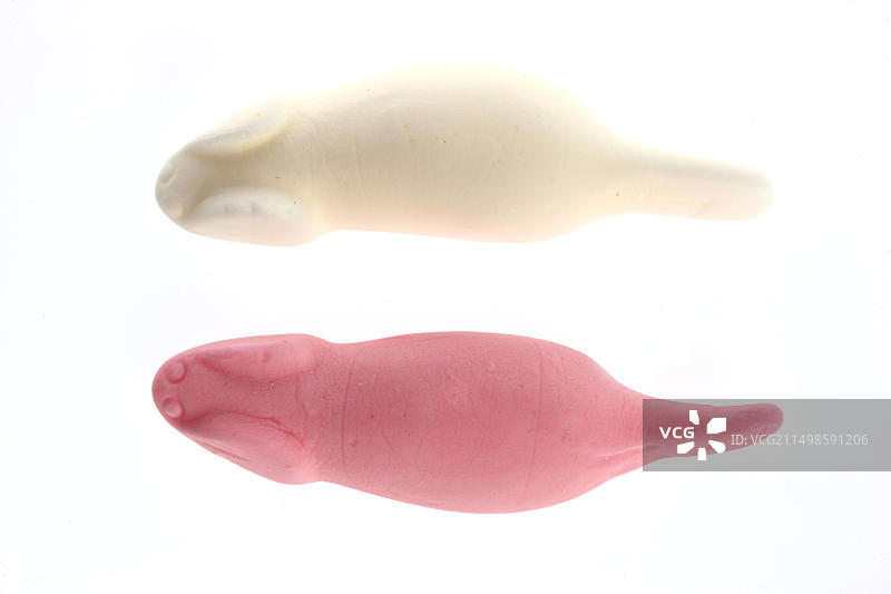 粉白色棉花糖小老鼠图片素材