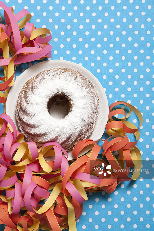 咕咕霍夫蛋糕或丝带邦特蛋糕图片素材