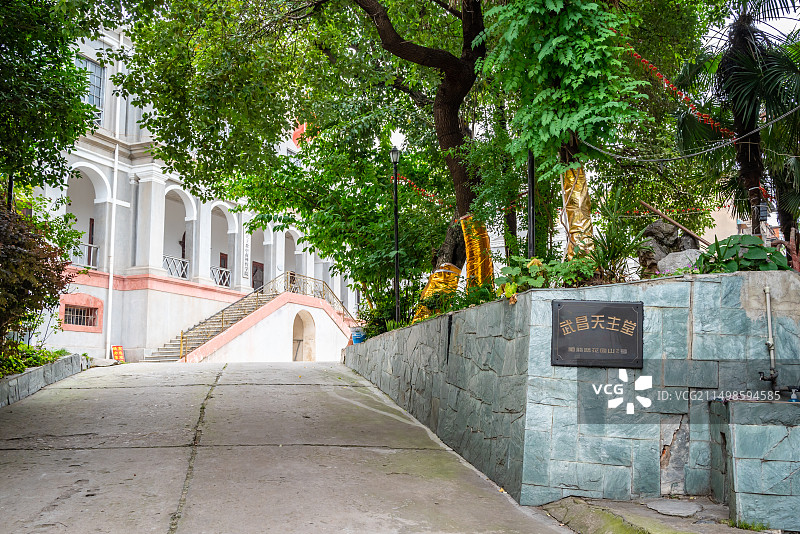 武汉花园山天主堂图片素材