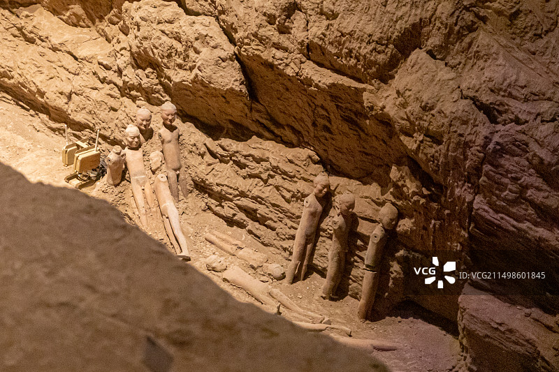 陕西西安汉景帝阳陵博物馆图片素材