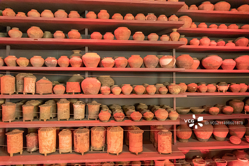 陕西西安汉景帝阳陵博物馆图片素材