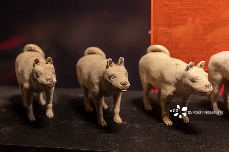 陕西西安汉景帝阳陵博物馆图片素材