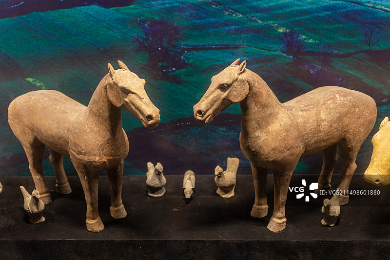 陕西西安汉景帝阳陵博物馆图片素材