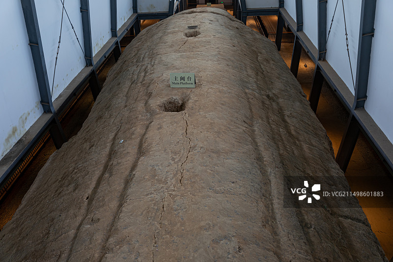 陕西西安汉景帝阳陵博物馆图片素材