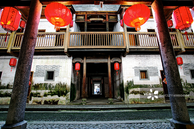 韶关市始兴县满堂客家大围图片素材