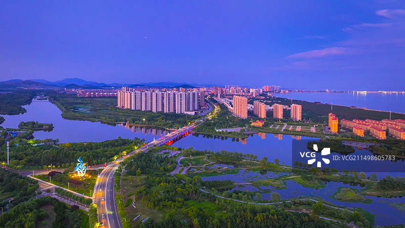 海阳城市风光健康主题公园图片素材