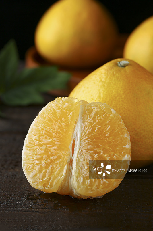 桔柚水果静物摄影图片素材