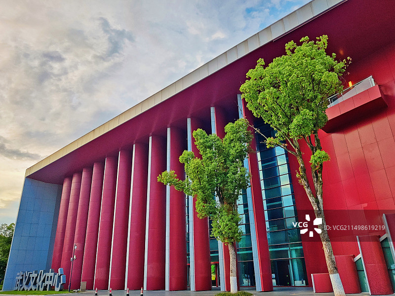 金华市武义县文化中心的建筑图片素材