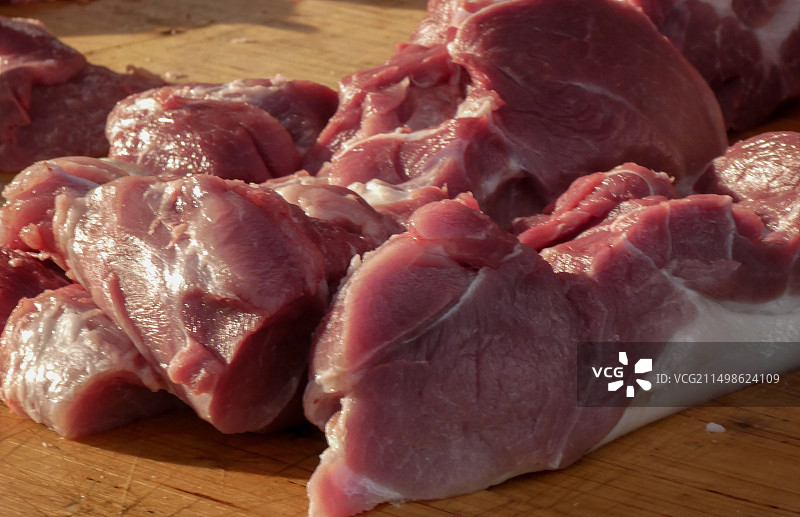 新鲜的猪肉图片素材