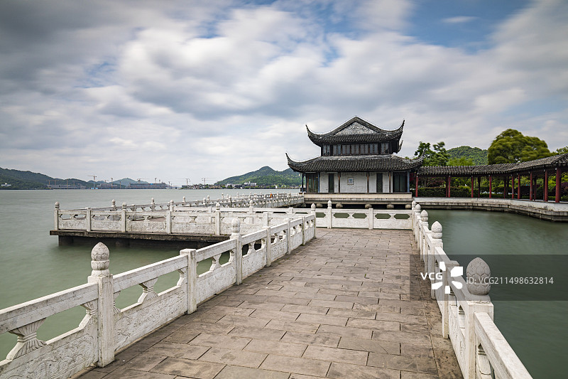 宁波东钱湖小普陀景区图片素材