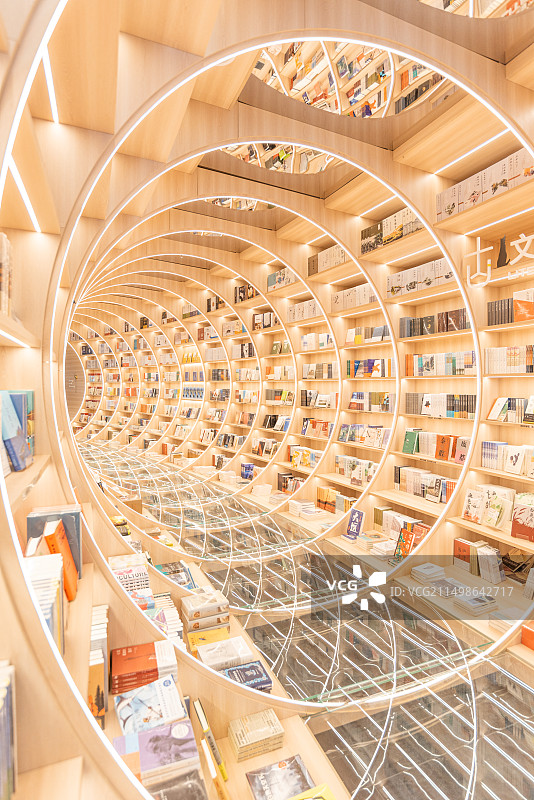 金色的书店图片素材