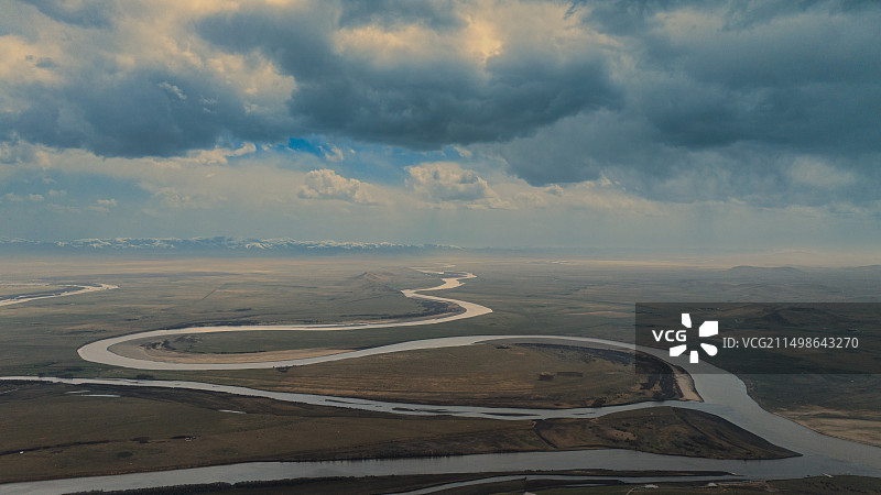 黄河第一弯图片素材