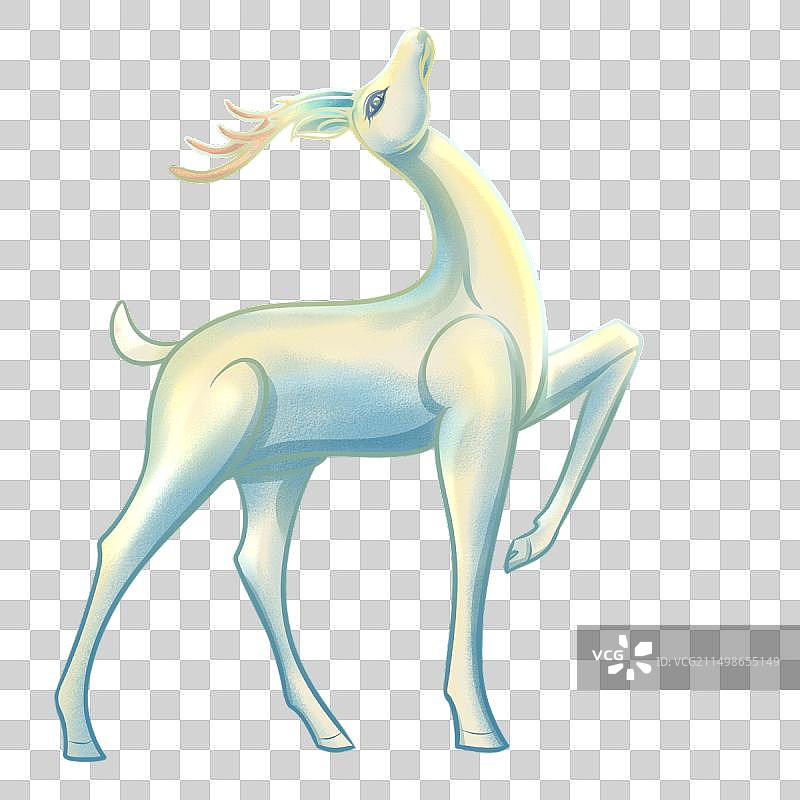 国潮古风动物小元素图片素材