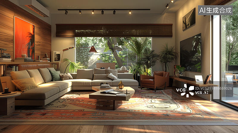 【AI数字艺术】现代风格家居效果图图片素材