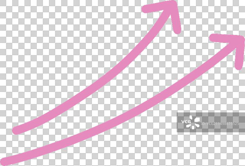 粉色双箭头前进图标图片素材