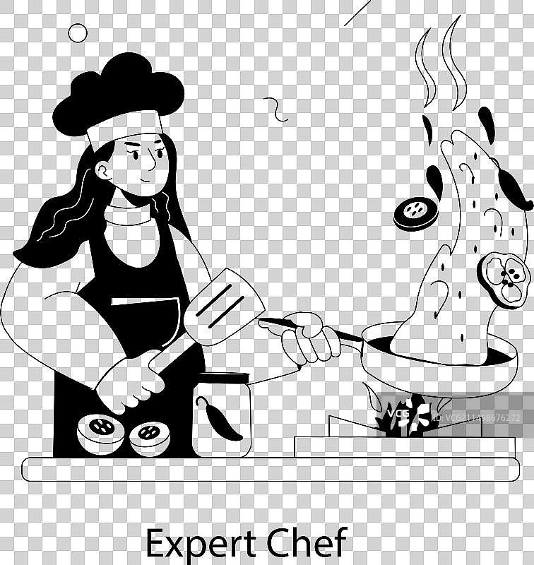 专业厨师图片素材