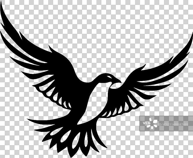 海燕-简约扁平风格logo图片素材