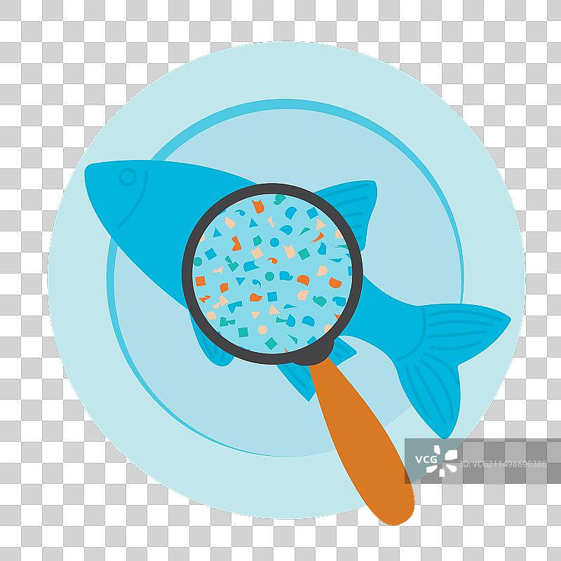 塑料微粒污染问题图片素材