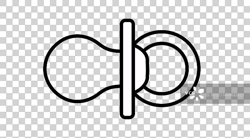 婴儿奶嘴图标图片素材