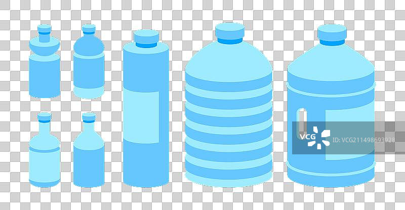 空塑料水瓶图片素材