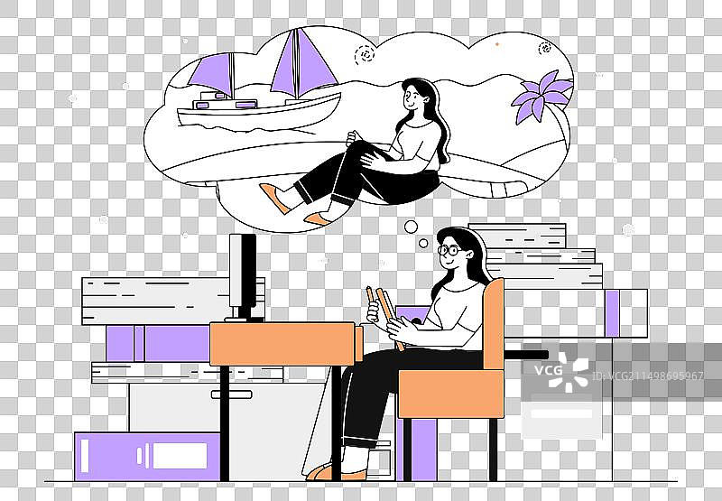 简单的休息之梦图片素材