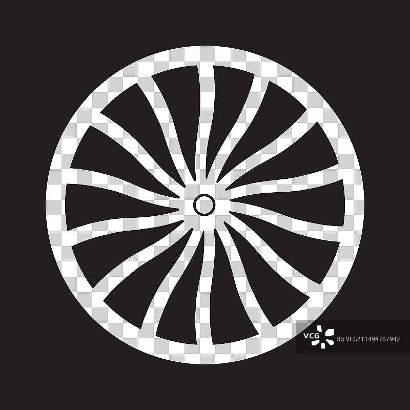 木制车轮图标图片素材