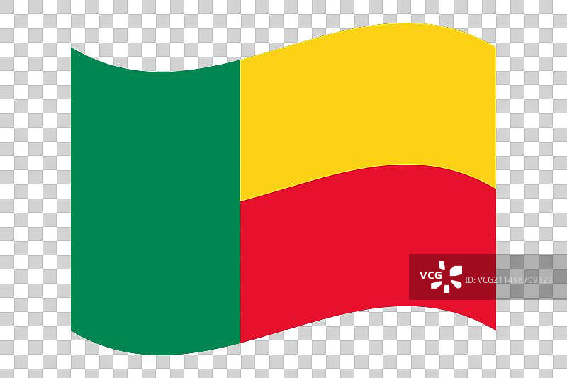 贝宁国旗官方颜色图片素材