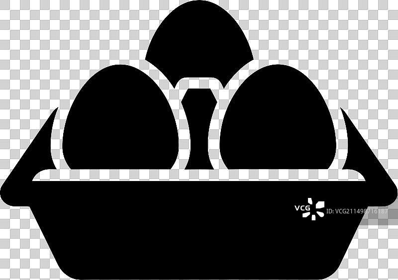鸡蛋盒图标图片素材