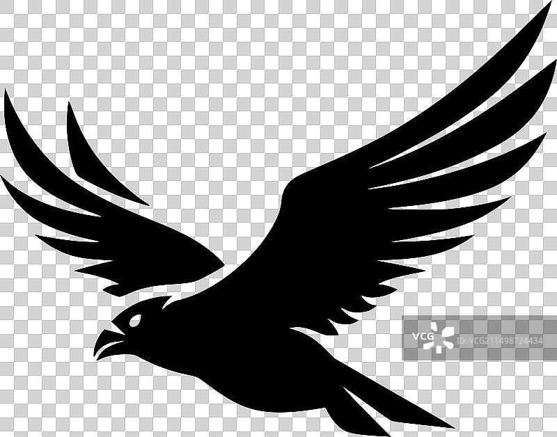 海燕-简约扁平风格logo图片素材